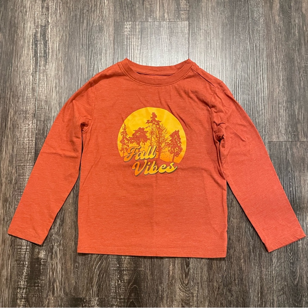 2/$6 • Cat & Jack Fall Vibes Long Sleeve Shirt XS